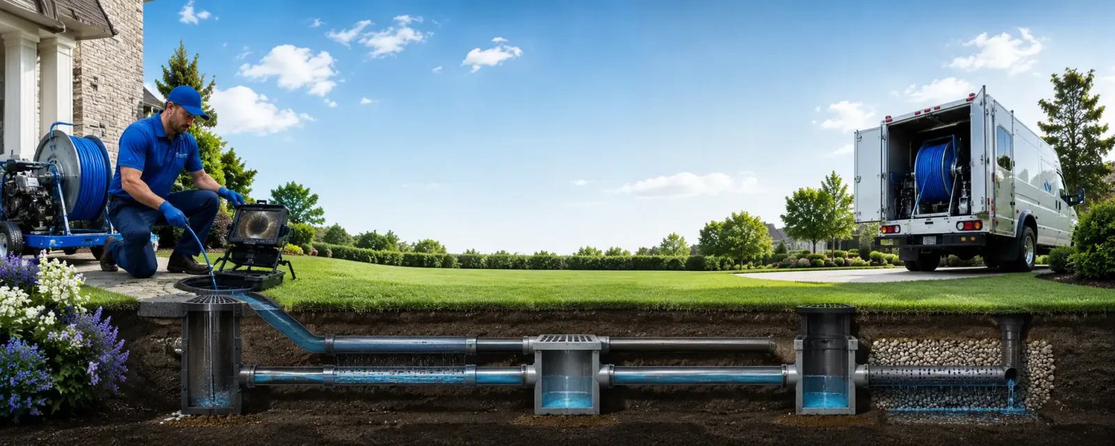 Outdoor drain cleaning information for Kiln, MS